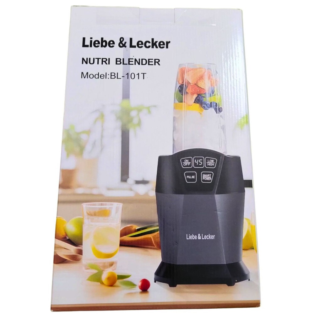 Liebe & Lecker 1200W Blender Smoothie Shake Maker Nutri BL-101T NEW Smoothies